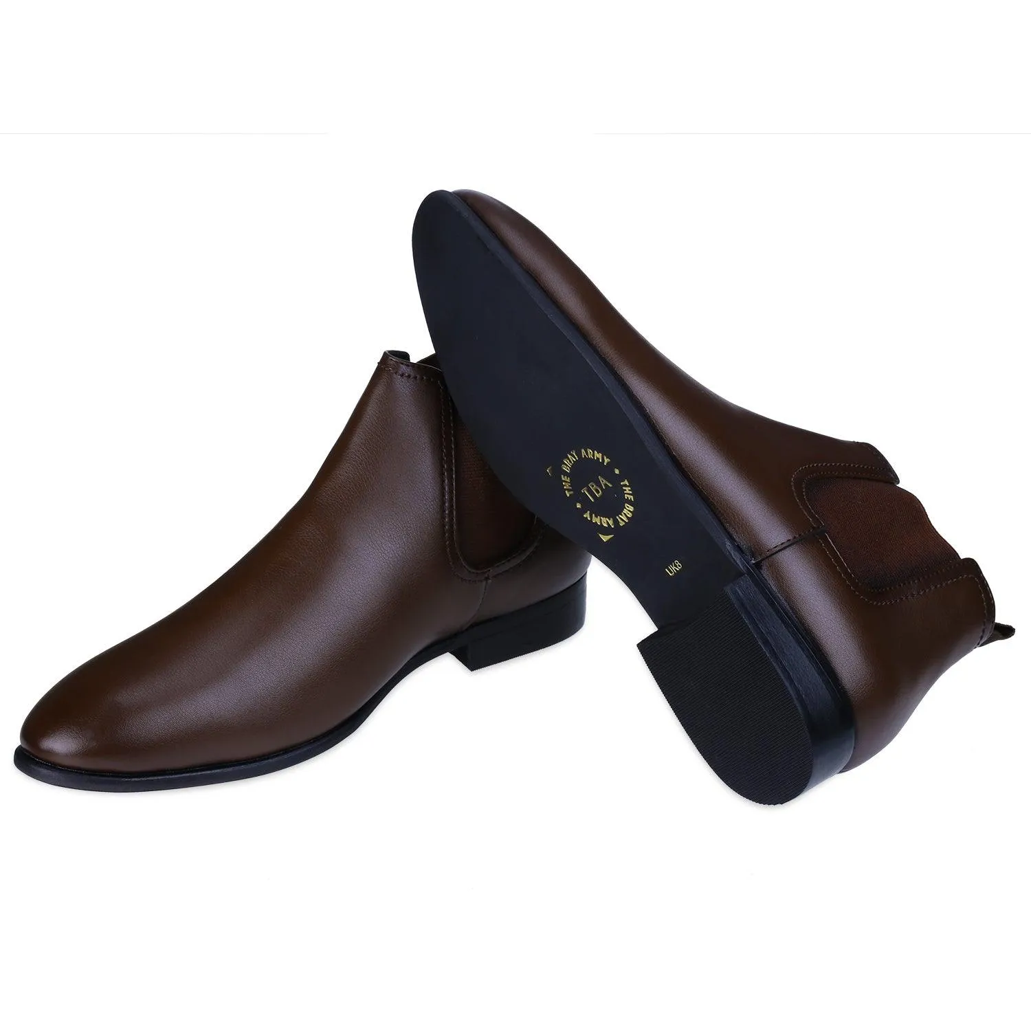 Alpha Brown Chelsea Boots