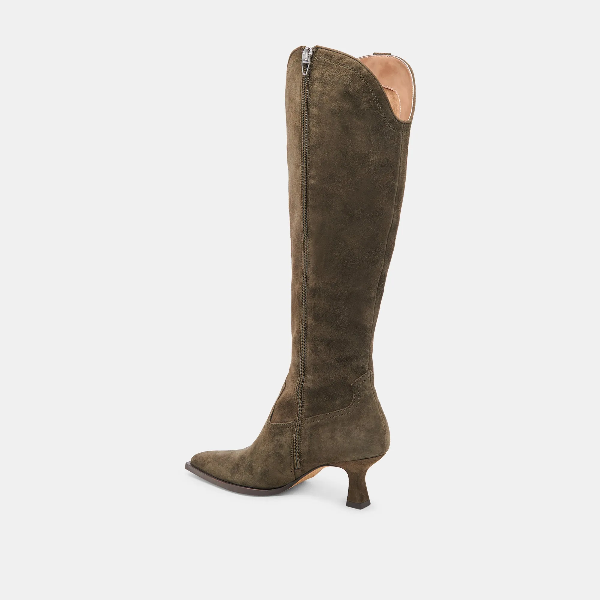 ARIANA BOOTS ARMY SUEDE