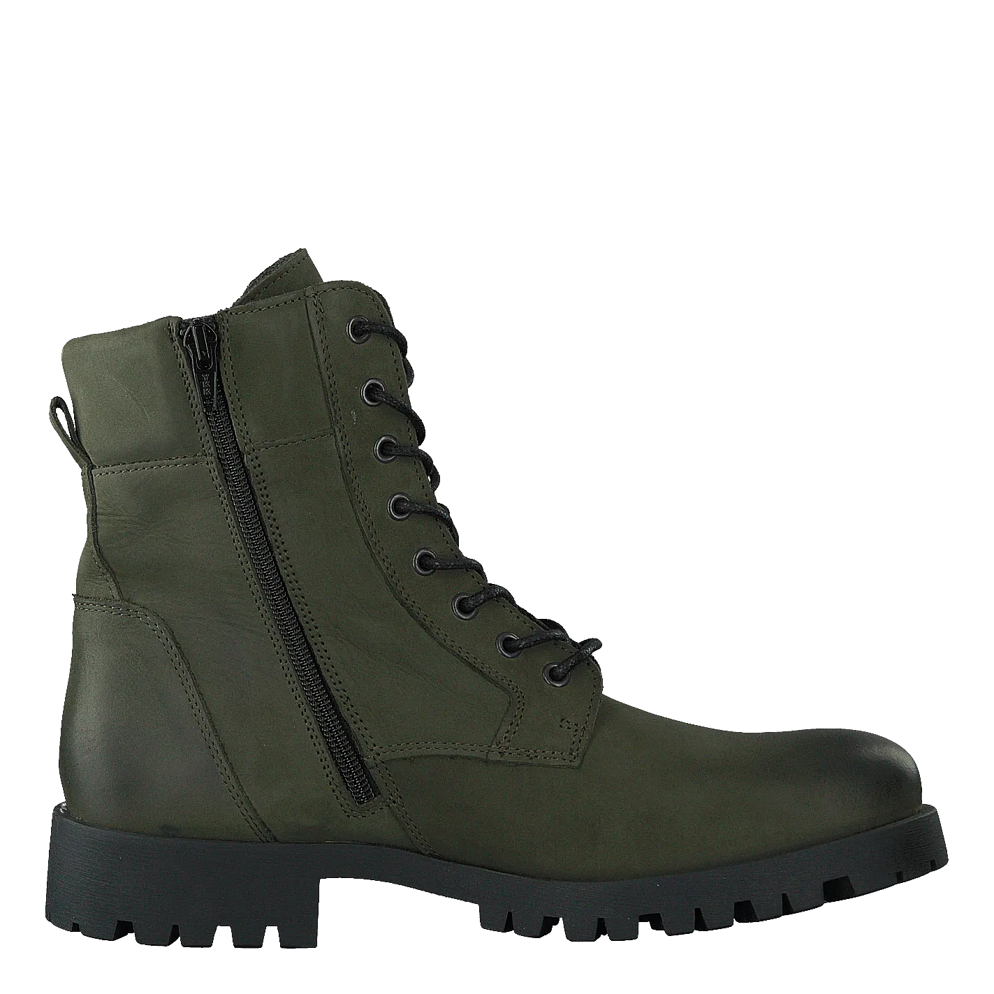 Biacollins Winter Leather Boot Army Green