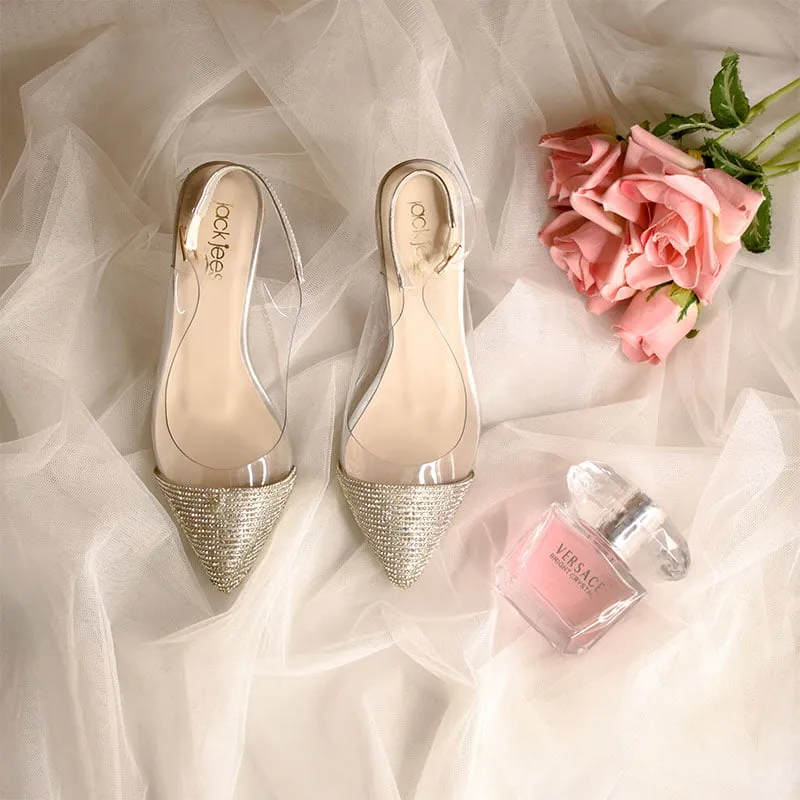 Bling Slingback Silver