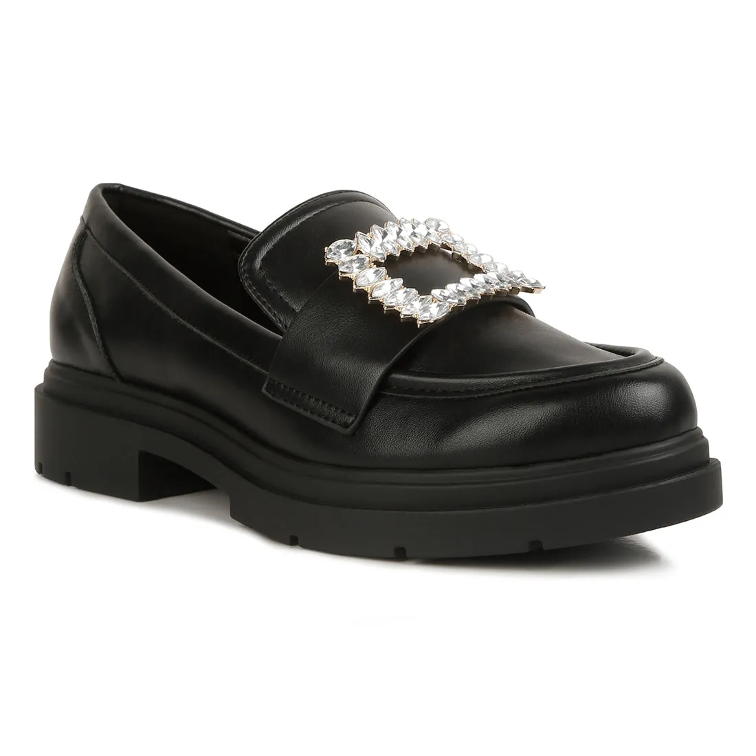 Bossi Loafers With Buckle Embellishment