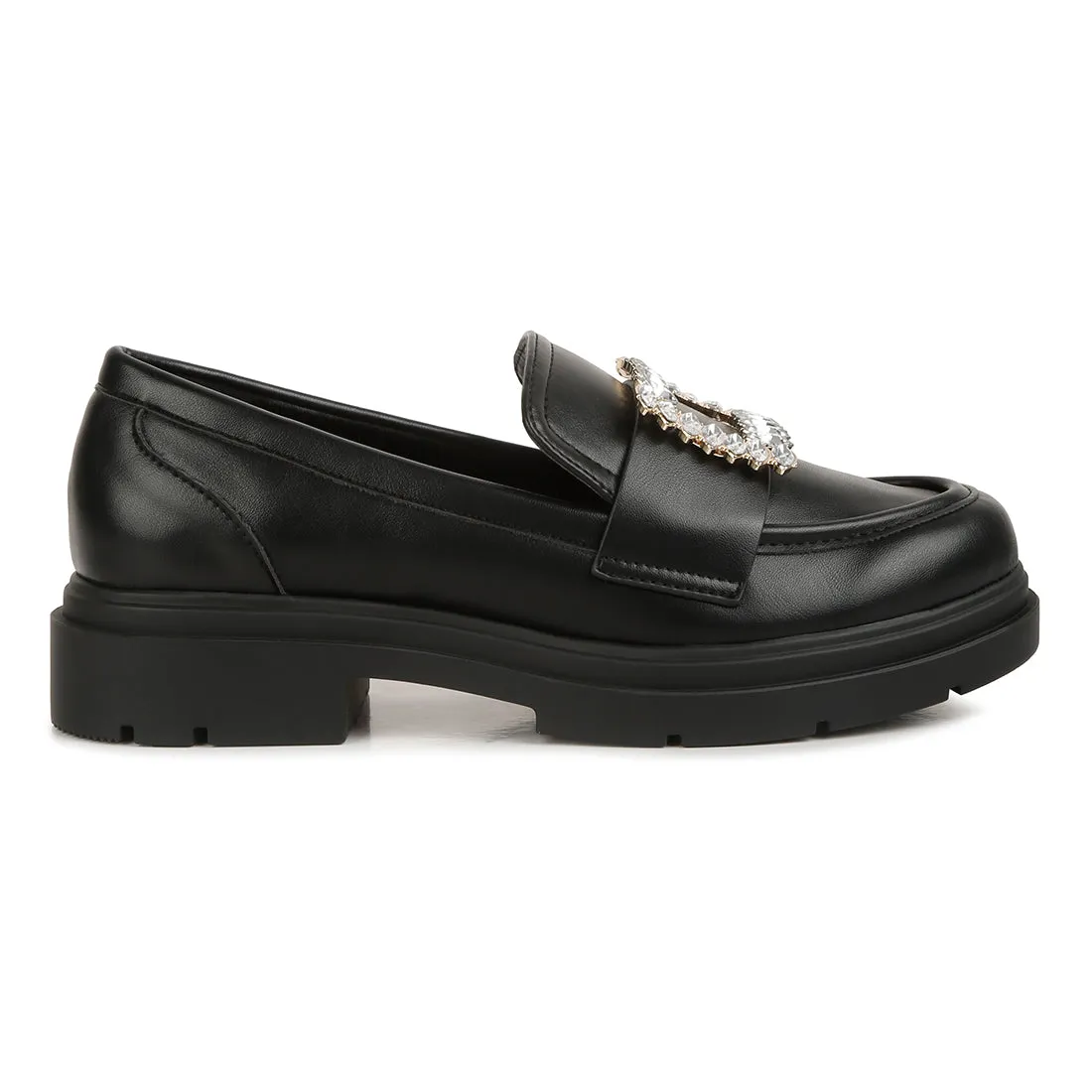 Bossi Loafers With Buckle Embellishment