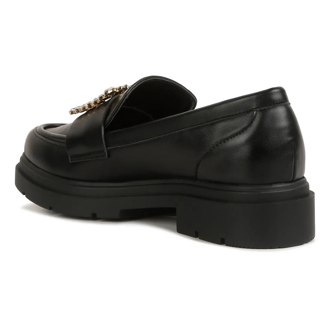 Bossi Loafers With Buckle Embellishment