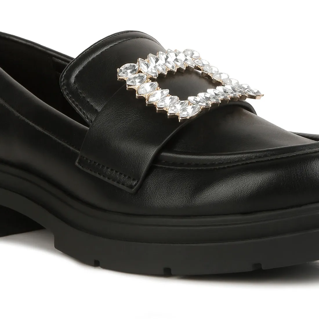 Bossi Loafers With Buckle Embellishment