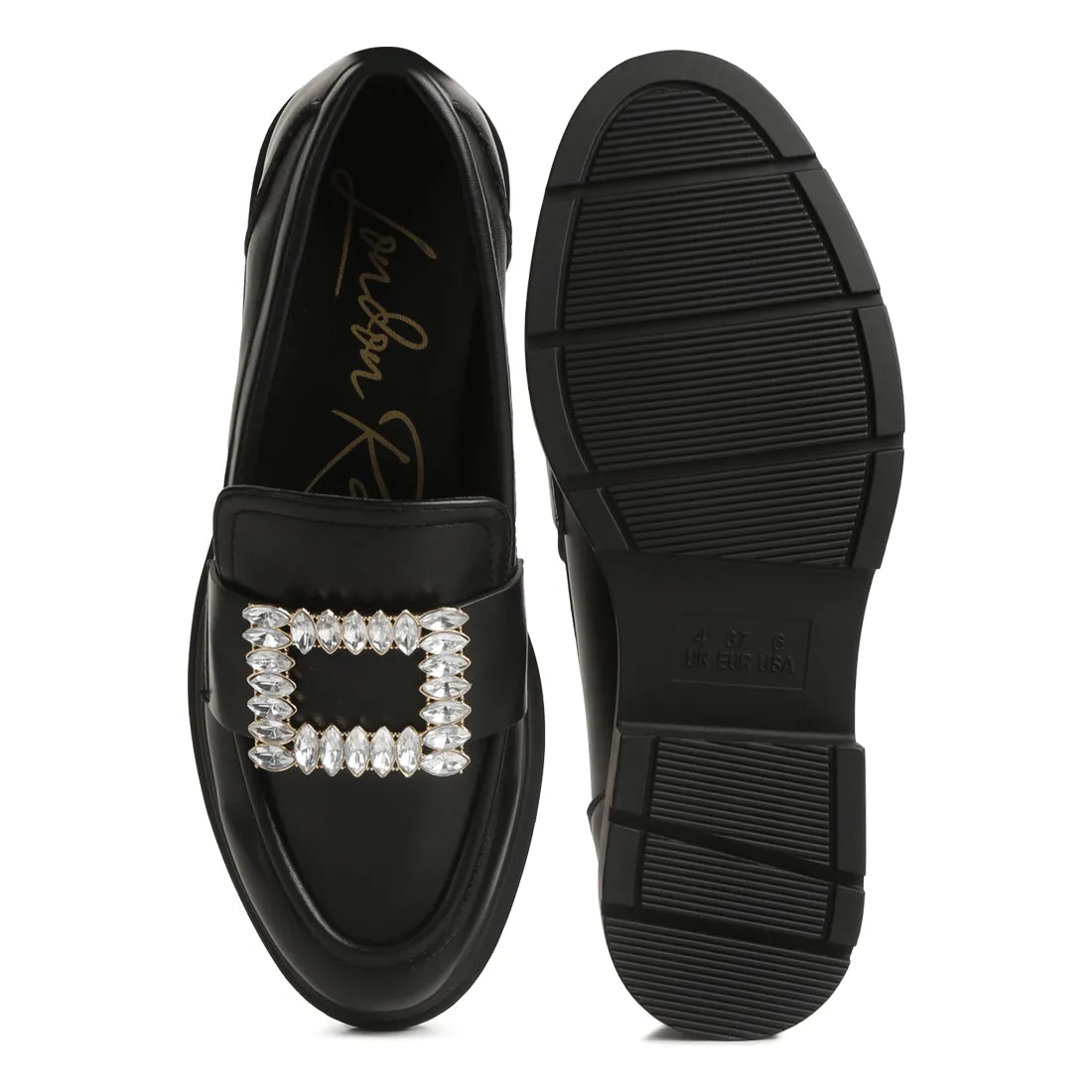 Bossi Loafers With Buckle Embellishment