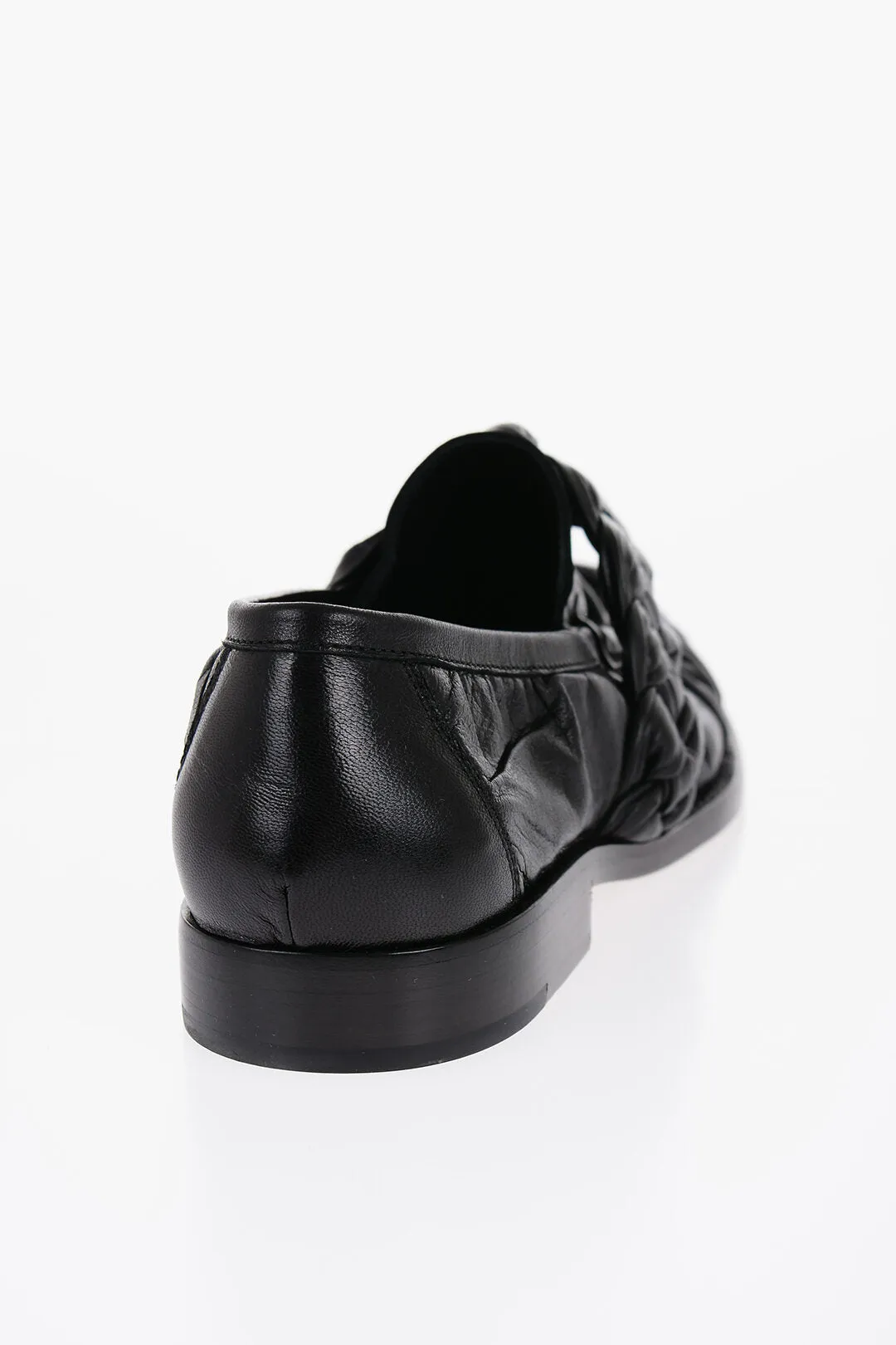 Bottega Veneta Soft Leather Astraire Loafers With Braided Detail