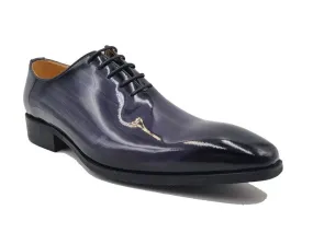 Carrucci Grey Patent Leather Oxford Fashion Design Style No: KS503-101P