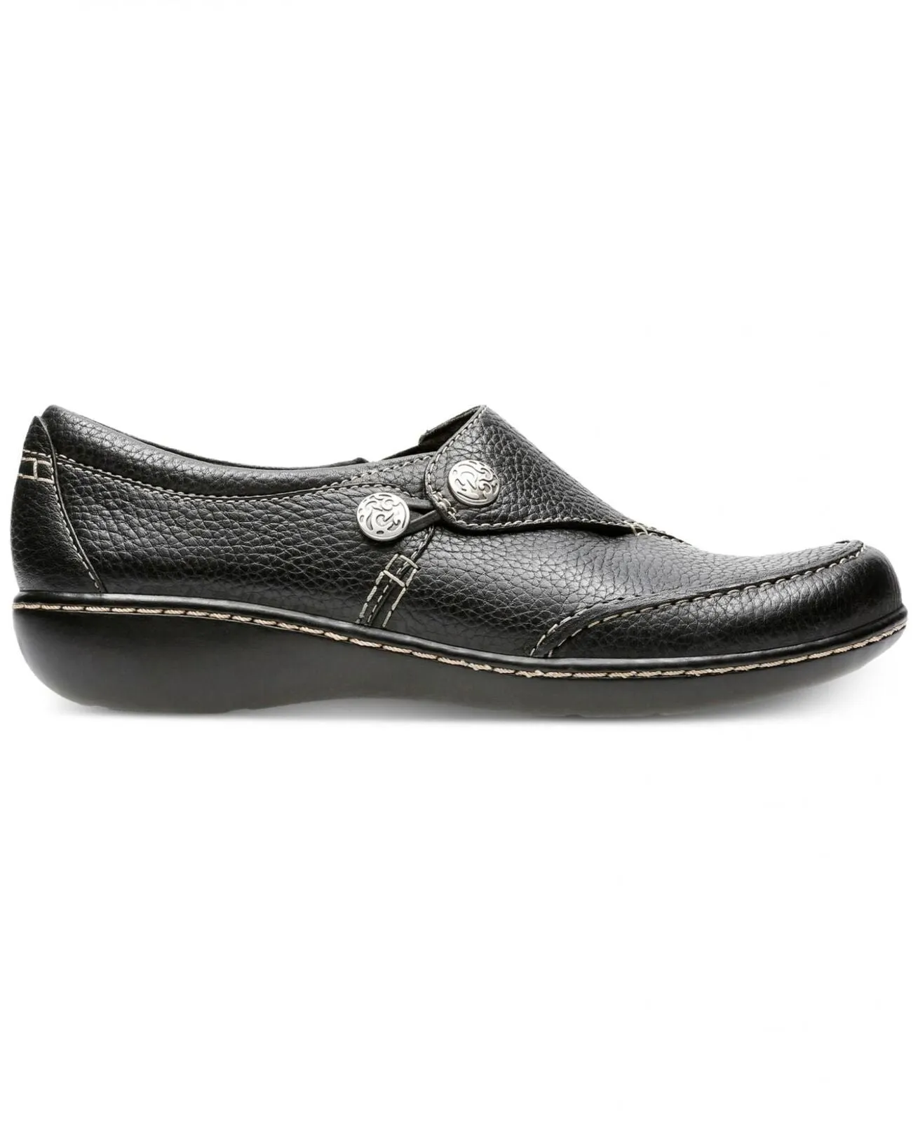 Clarks Women's Ashland Lane Q Slip-On Loafer 26063064 Black 8M