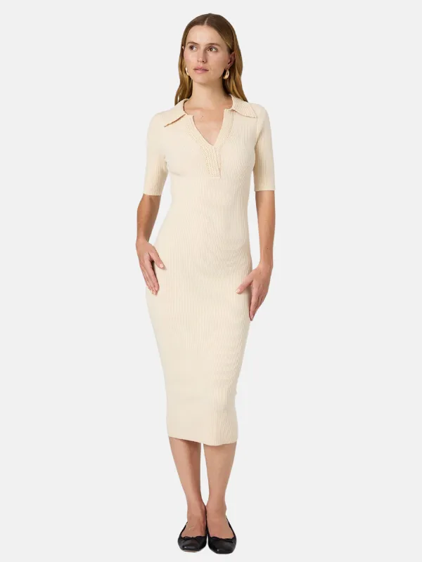 Cosysoft V Neck Midi Dress