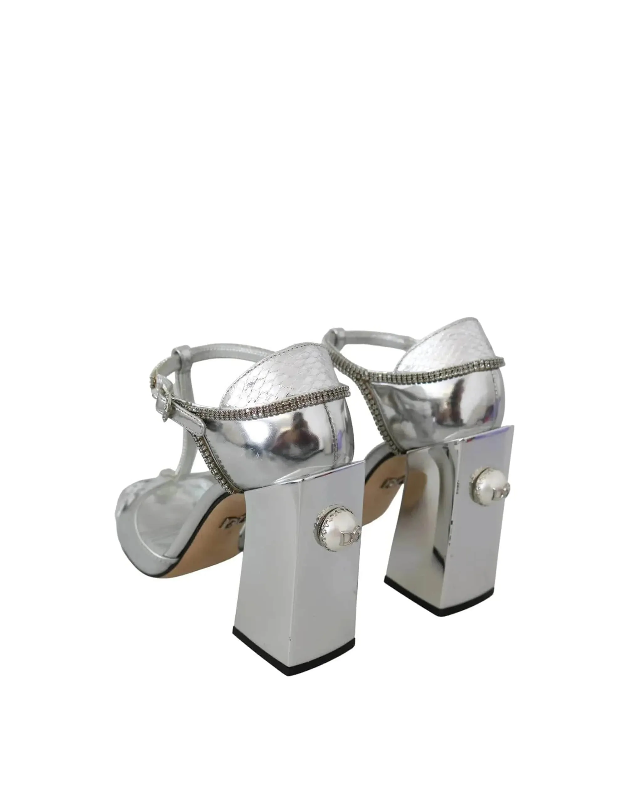 Crystal T-strap Sandals