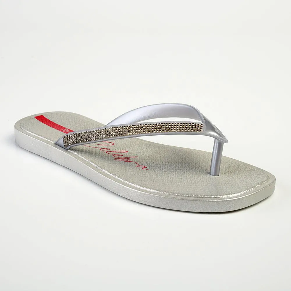 Ipanema Celebrate Thong Sandals - Grey/Silver