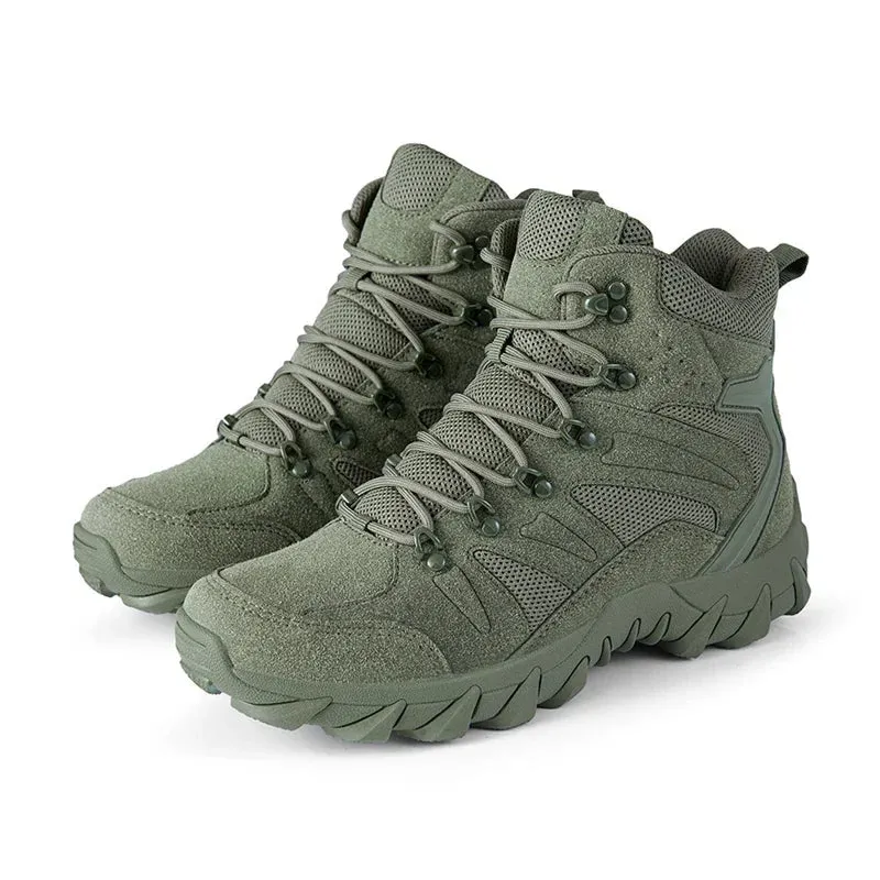 Military Man Tactical Boots Army Boots Men's Casual Shoes Hiking Boots Male Sneakers Sports and Leisure Loafers Platform Sports