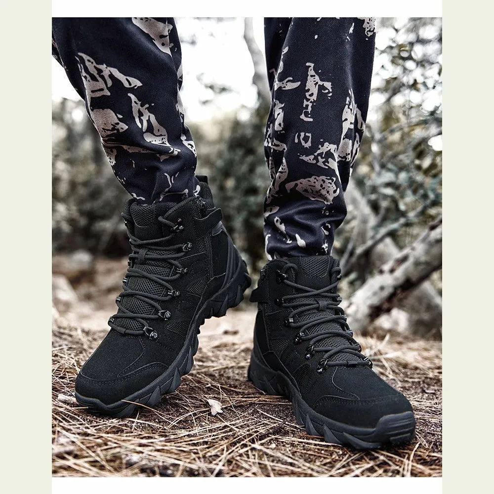 Military Man Tactical Boots Army Boots Men's Casual Shoes Hiking Boots Male Sneakers Sports and Leisure Loafers Platform Sports