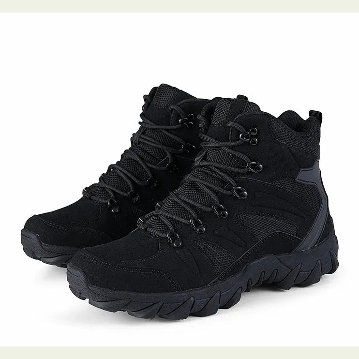 Military Man Tactical Boots Army Boots Men's Casual Shoes Hiking Boots Male Sneakers Sports and Leisure Loafers Platform Sports