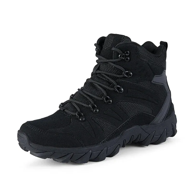 Military Man Tactical Boots Army Boots Men's Casual Shoes Hiking Boots Male Sneakers Sports and Leisure Loafers Platform Sports