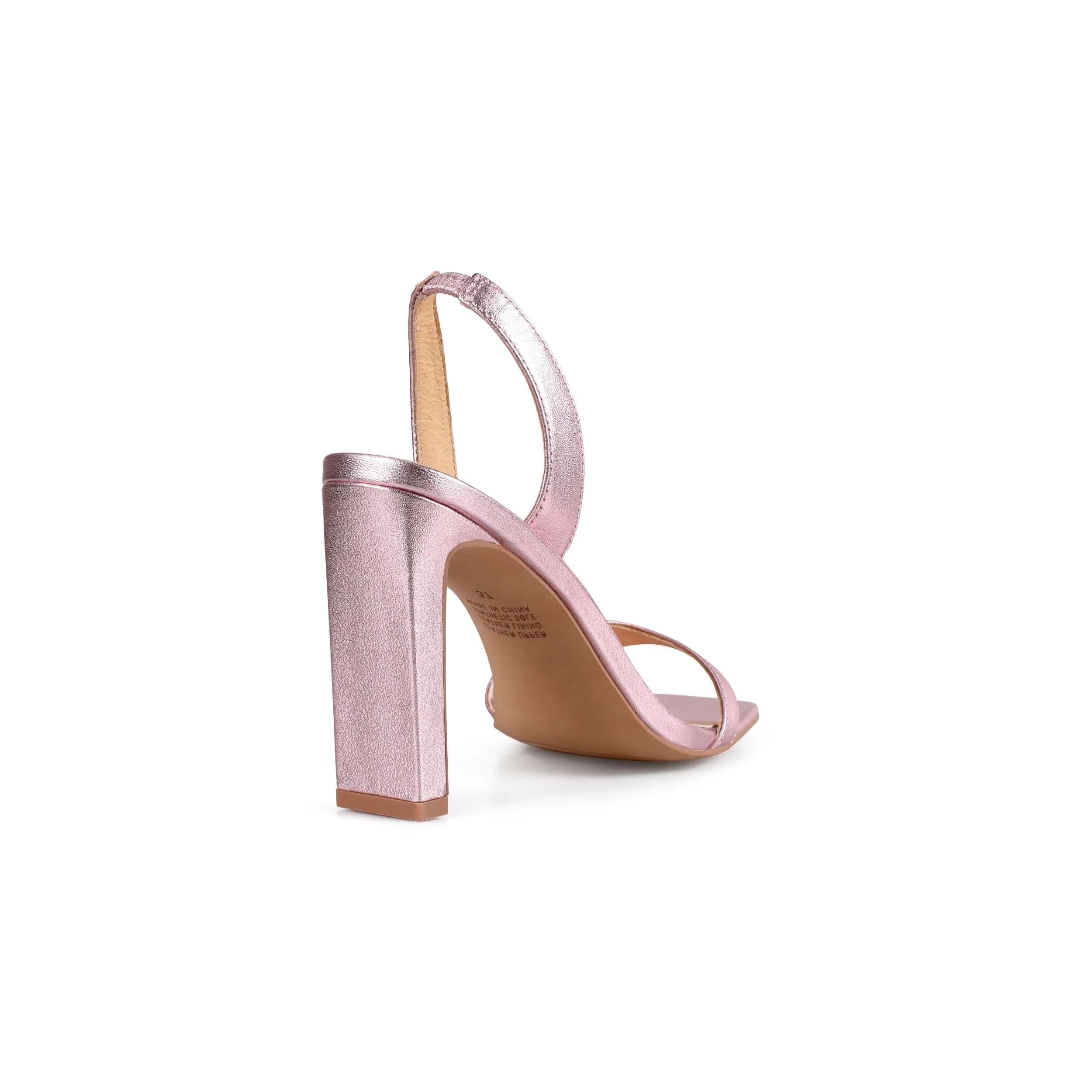 Sally Sandal Pink Metallic