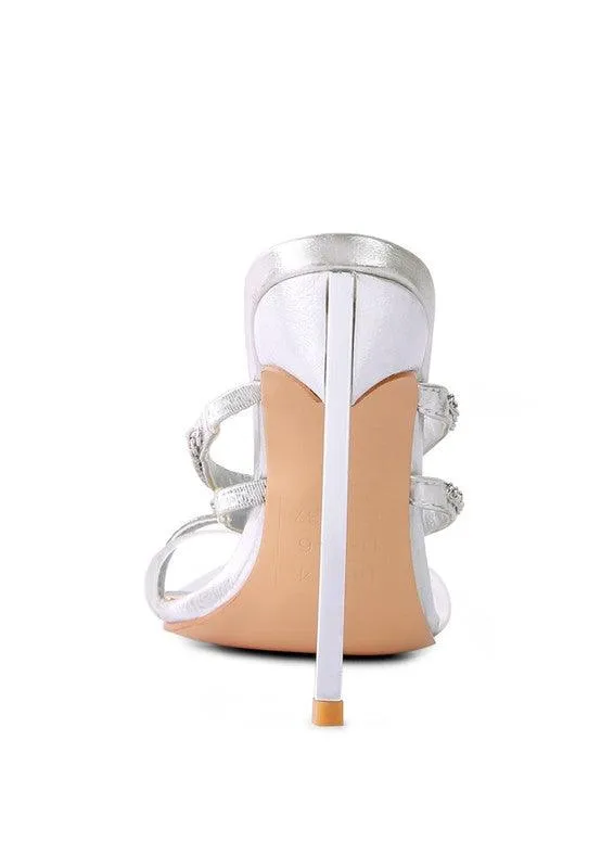 Tickle Me High Heeled Toe Ring Sandals