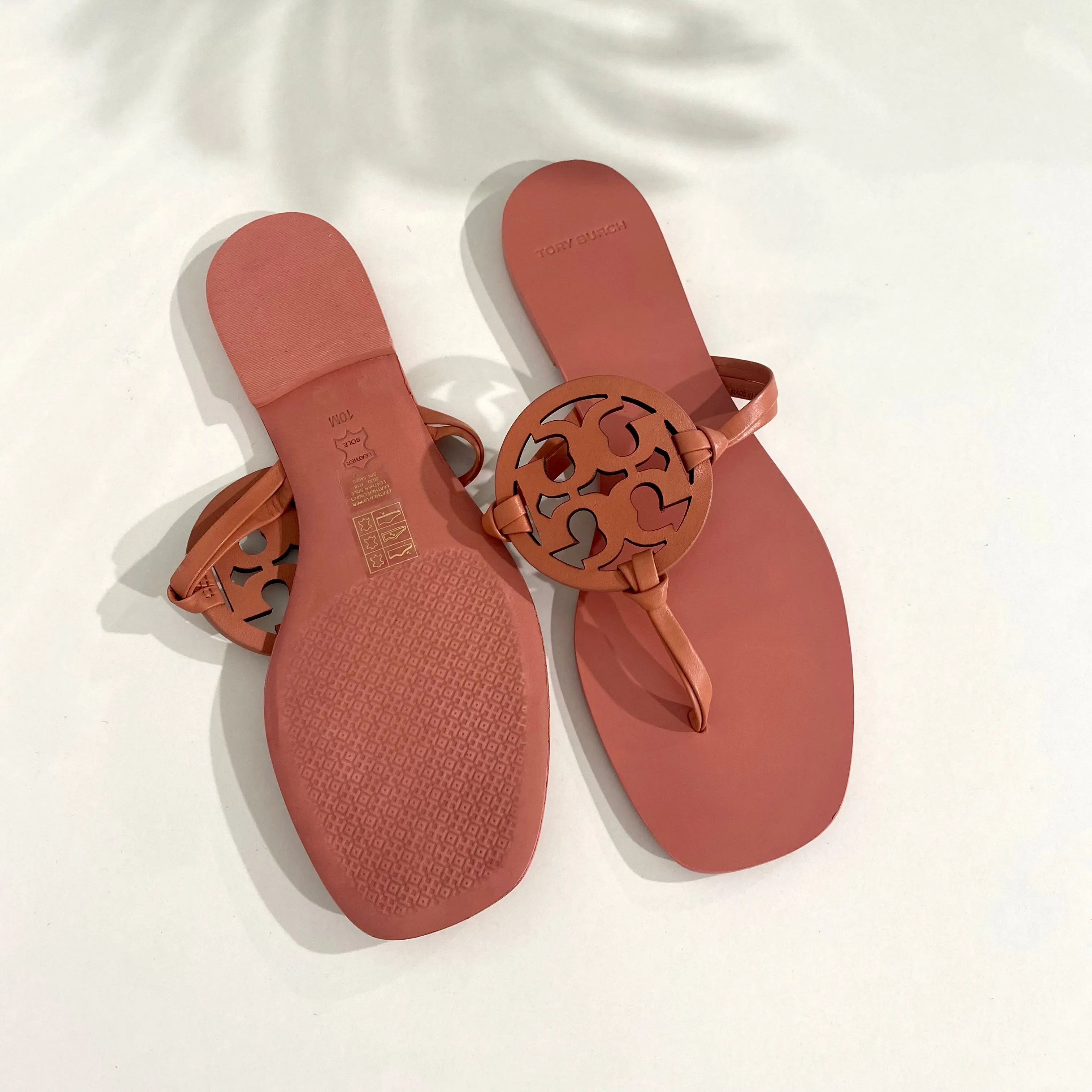 Tory Burch Miller Square-Toe Pink Sandal