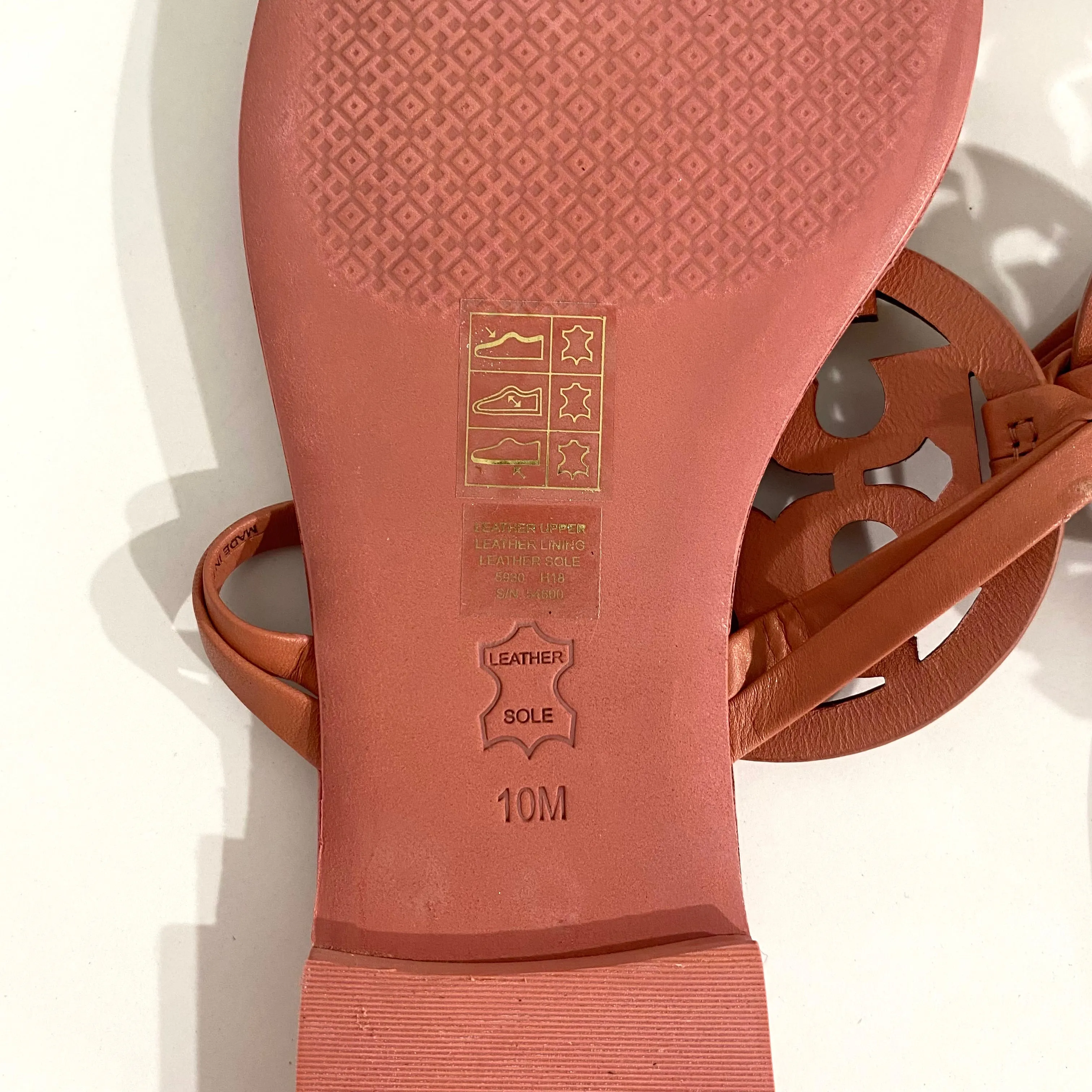 Tory Burch Miller Square-Toe Pink Sandal