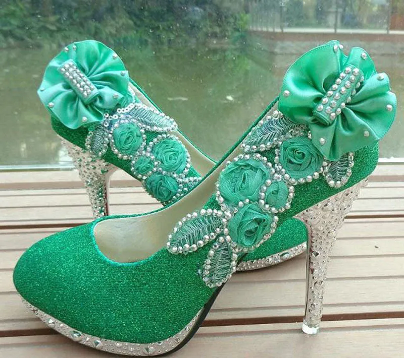 Wedding Shoes Rhinestone Glitter Shoes at Bling Bries Bouquet - online bridal store