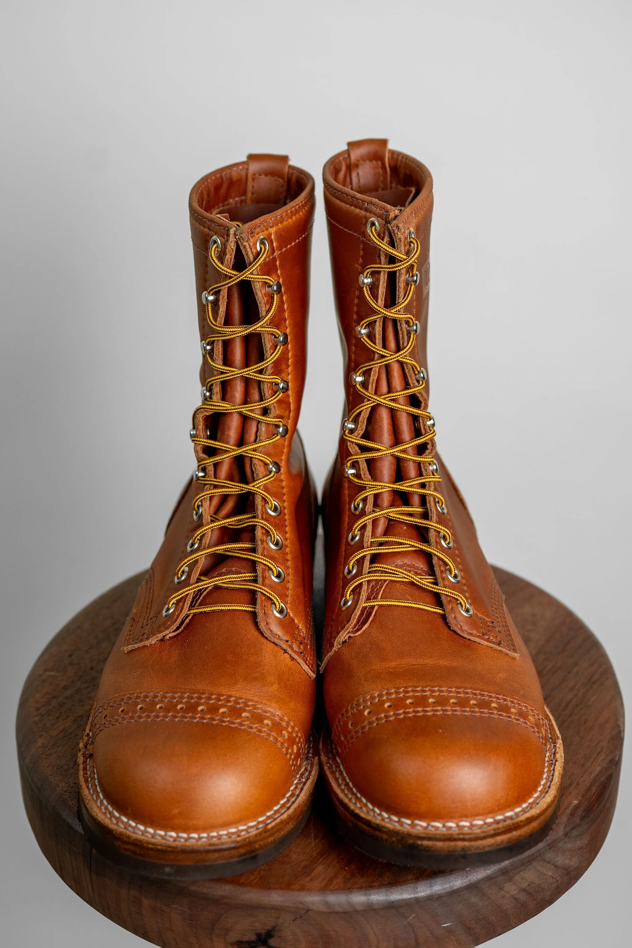 Wesco Boots x Franklin & Poe Jump Boots - British Tan Domane