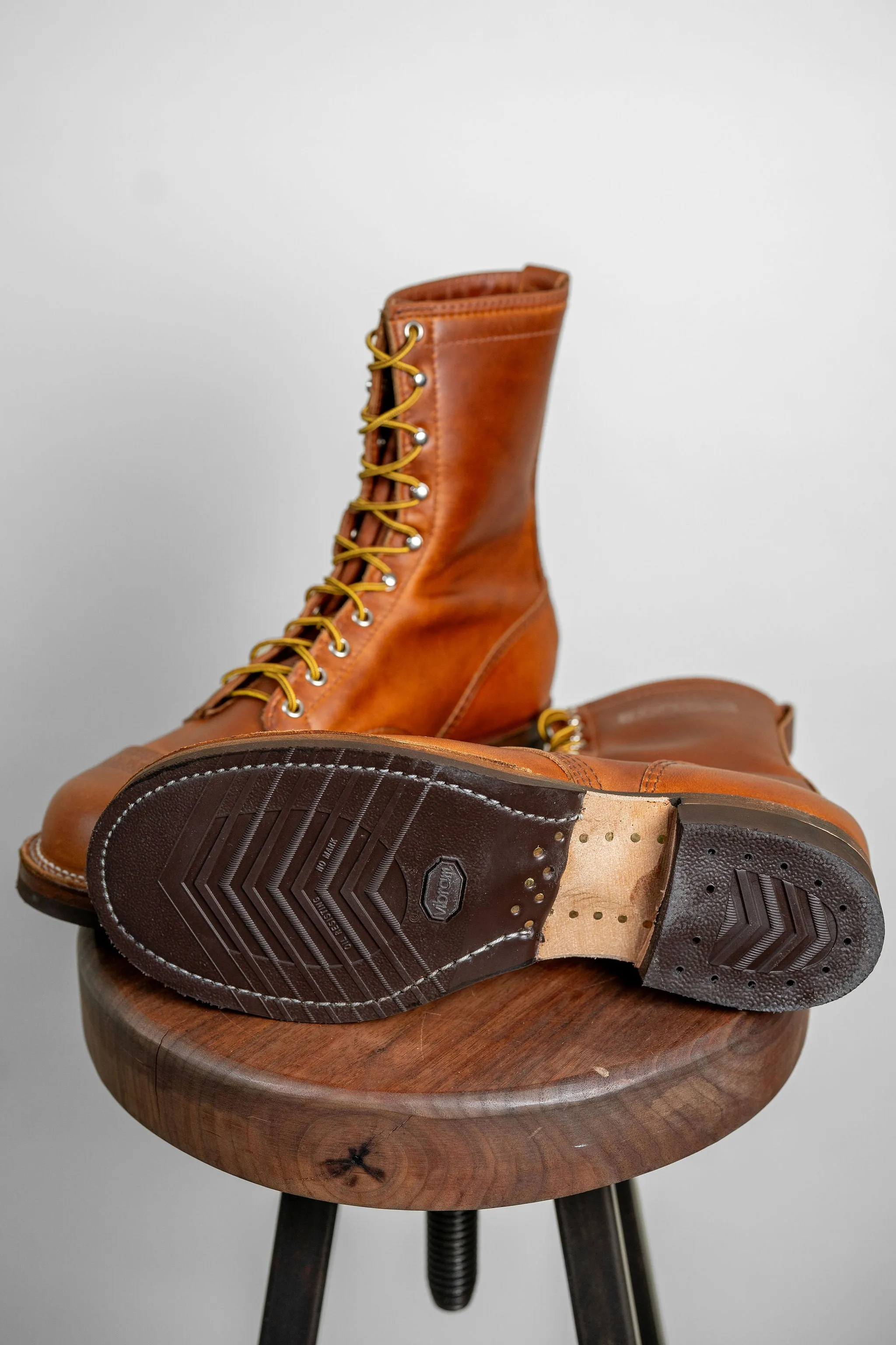 Wesco Boots x Franklin & Poe Jump Boots - British Tan Domane