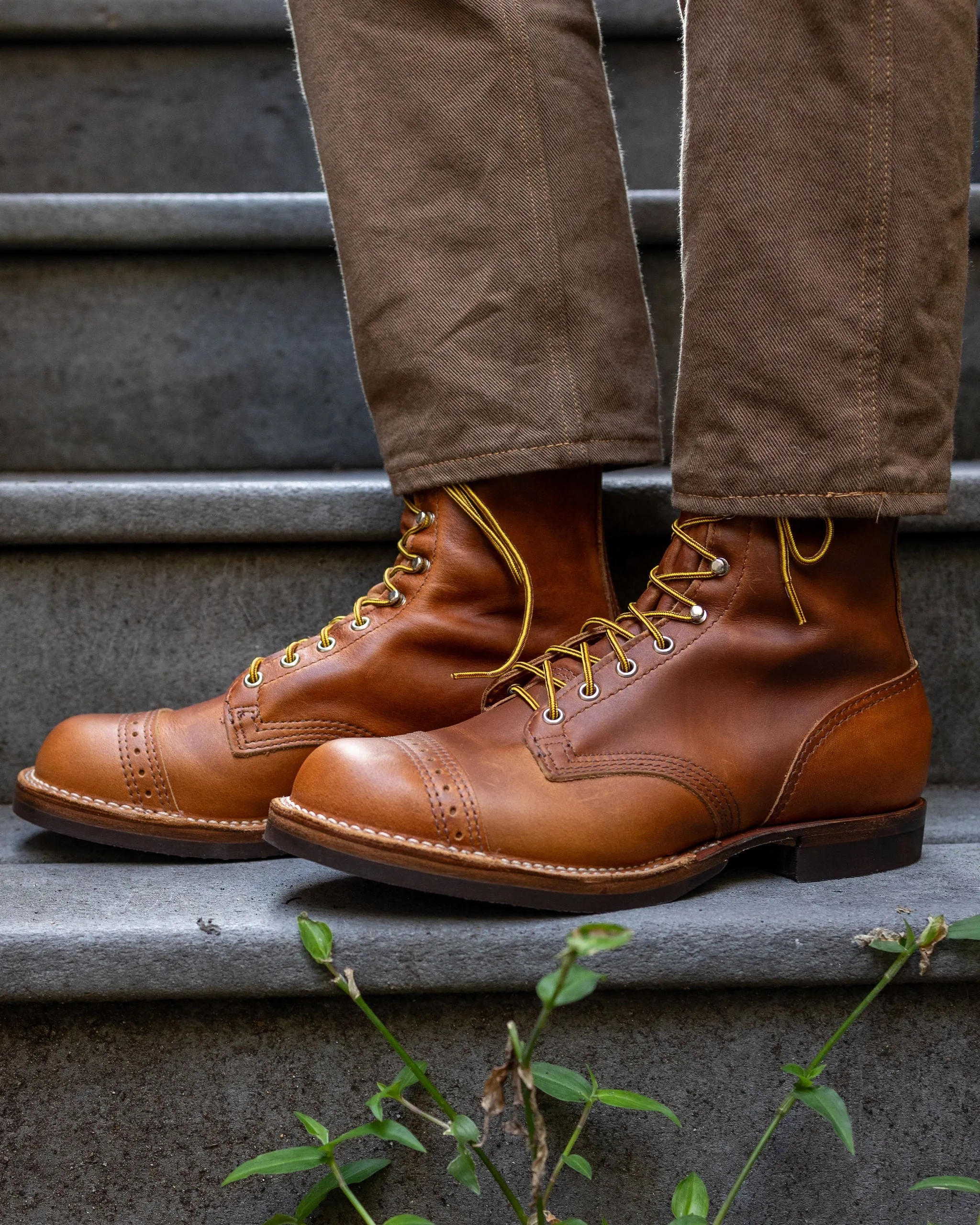 Wesco Boots x Franklin & Poe Jump Boots - British Tan Domane