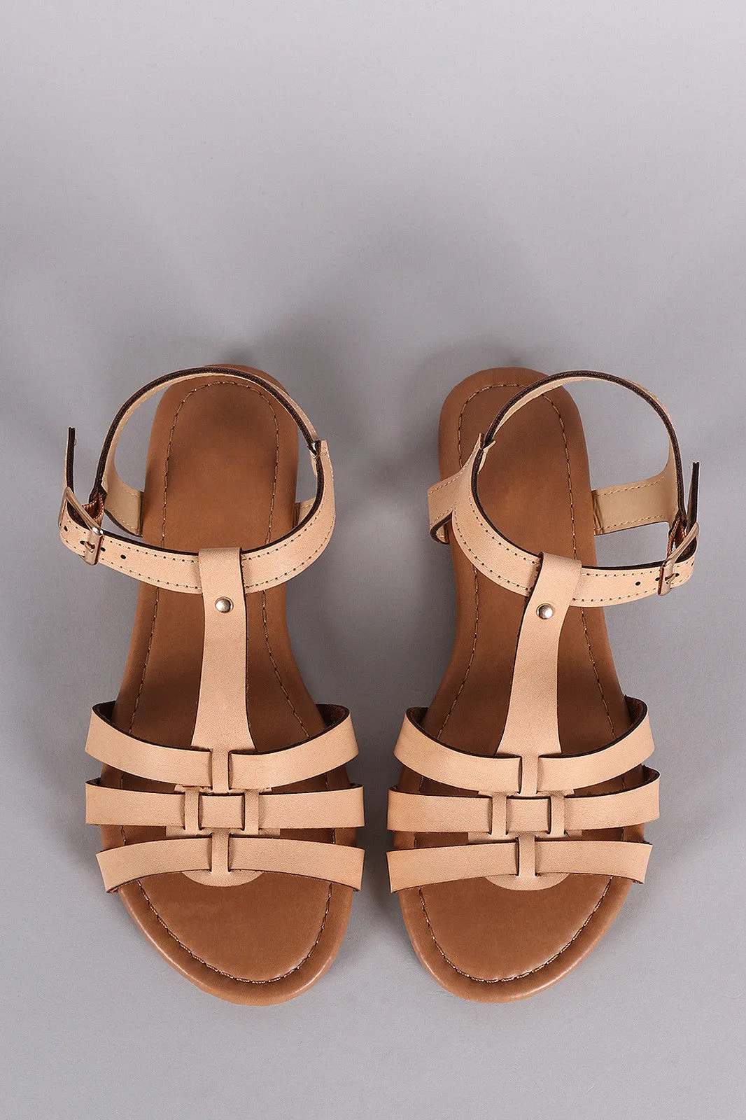 Woven Straps Flat Sandal